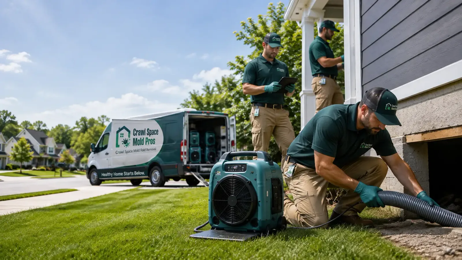 Crawl Space Mold Removal in Montclair, CA
